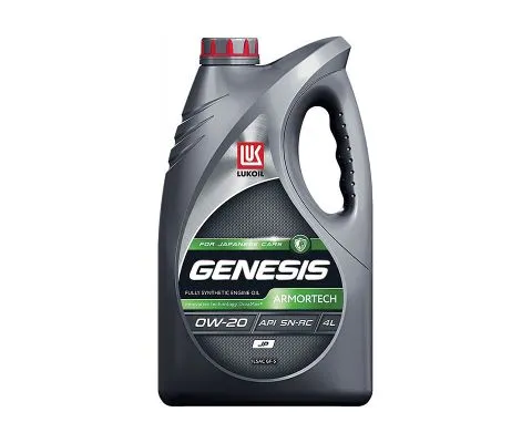 Моторное масло ЛУКОЙЛ Genesis Armortech JP 0W20, 4л