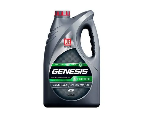 Моторное масло ЛУКОЙЛ Genesis Armortech JP 0W30, 4л