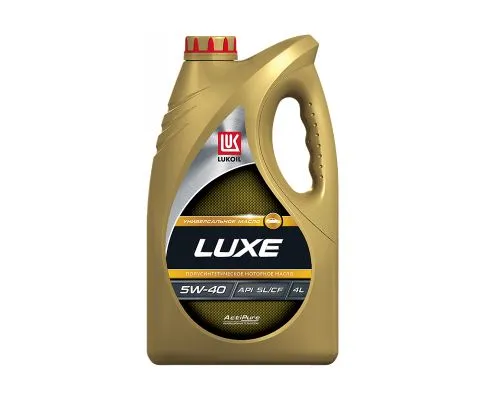 Моторное масло ЛУКОЙЛ Luxe Semi-Synthetic 5W40 SL/CF, 4л