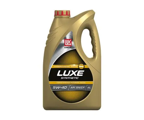 Моторное масло ЛУКОЙЛ Luxe Synthetic 5W40 SN/CF, 4л