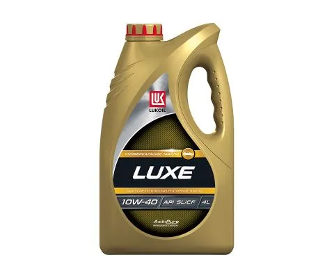 Моторное масло ЛУКОЙЛ Luxe Semi-Synthetic 10W40 SL/CF, 4л