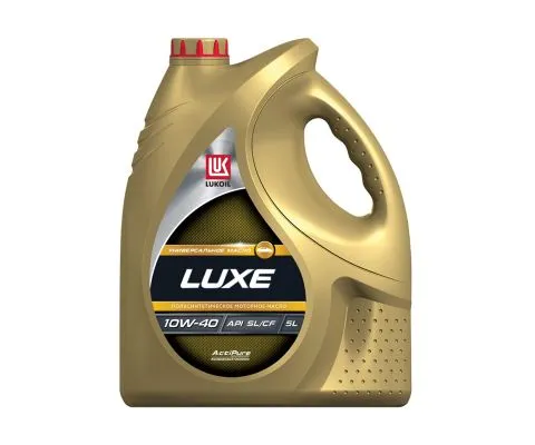 Моторное масло ЛУКОЙЛ Luxe Semi-Synthetic 10W40 SL/CF, 5л