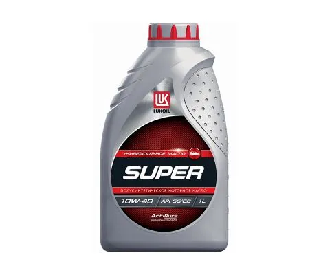 Моторное масло ЛУКОЙЛ Super Semi-Synthetic 10W40 SG/CD, 1л