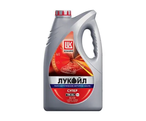 Моторное масло ЛУКОЙЛ Super 5W40 SG/CD, 4л