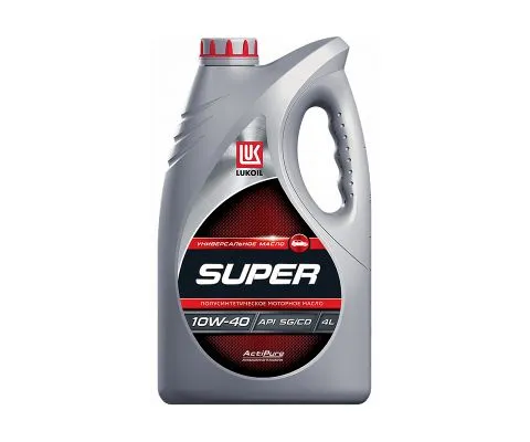 Моторное масло ЛУКОЙЛ Super Semi-Synthetic 10W40 SG/CD, 4л