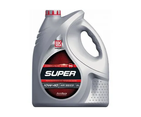 Моторное масло ЛУКОЙЛ Super Semi-Synthetic 10W40 SG/CD, 5л