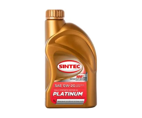 Моторное масло SINTEC Platinum 0W20 SP GF-6, 1л