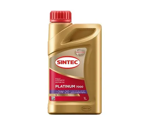 Моторное масло SINTEC Platinum 7000 0W20 SP GF-6A, 1л