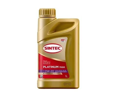 Моторное масло SINTEC Platinum 7000 0W20 SP GF-6A, 1л