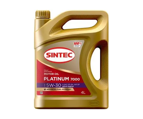 Моторное масло SINTEC Platinum 7000 5W30 SP GF-6A, 4л