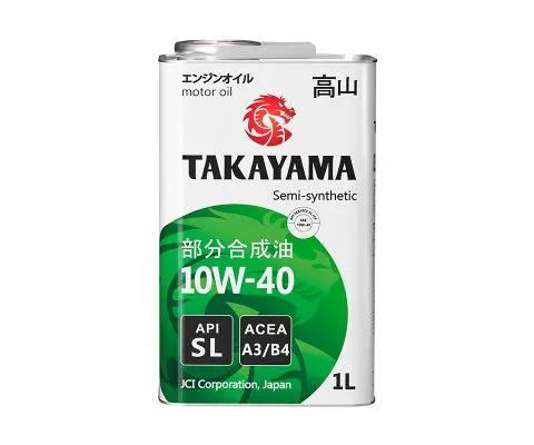 Моторное масло TAKAYAMA 10W40 SL A3/B4, 1л