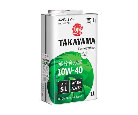Моторное масло TAKAYAMA 10W40 SL A3/B4, 1л