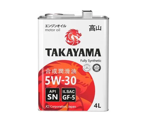 Моторное масло TAKAYAMA 5W30 GF-5 SN, 4л