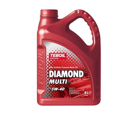 Моторное масло TEBOIL Diamond Multi 5W40, 4л