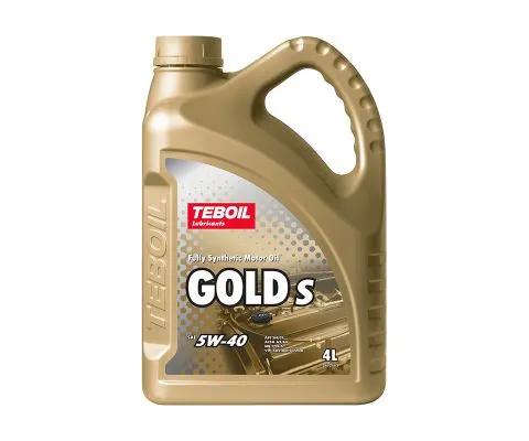 Моторное масло TEBOIL Gold S 5W40, 4л