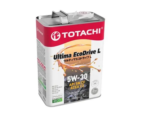 Моторное масло TOTACHI Ultima Ecodrive L Fully Synthetic 5W30, 4л