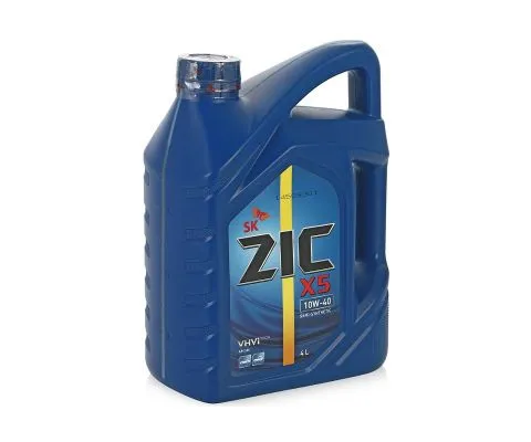 Моторное масло ZIC X5 10W40, 4л