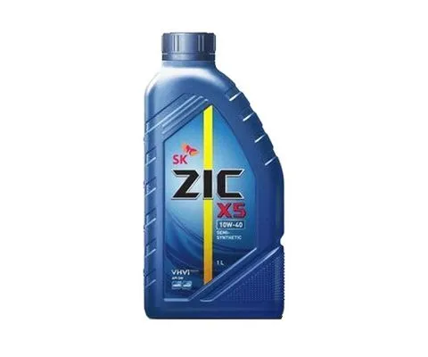 Моторное масло ZIC X5 10W40, 1л