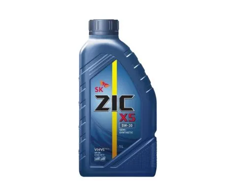 Моторное масло ZIC X5 5W30, 1л