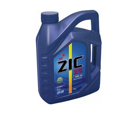 Моторное масло ZIC X5 Diesel 10W40, 6л