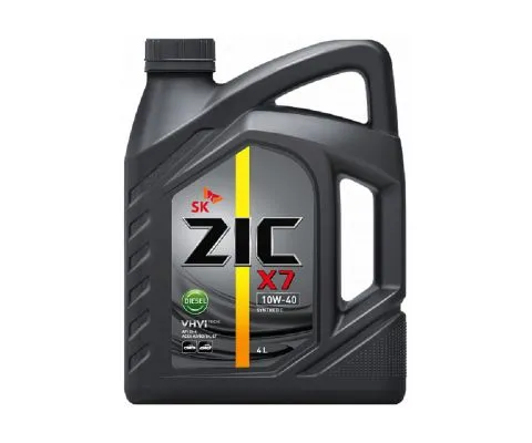Моторное масло ZIC X7 Diesel 10W40, 4л