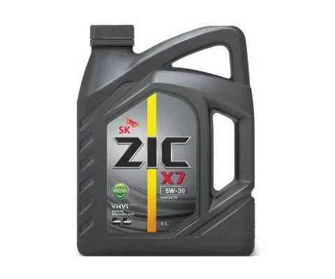 Моторное масло ZIC X7 Diesel 5W30, 6л