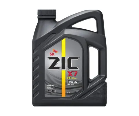 Моторное масло ZIC X7 FE 0W30, 4л