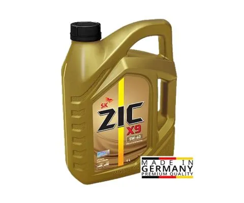 Моторное масло ZIC X9 Euro 5W40, 4л