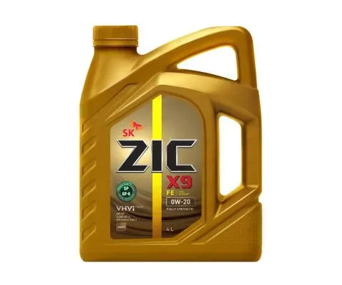Моторное масло ZIC X9 FE 0W20, 4л