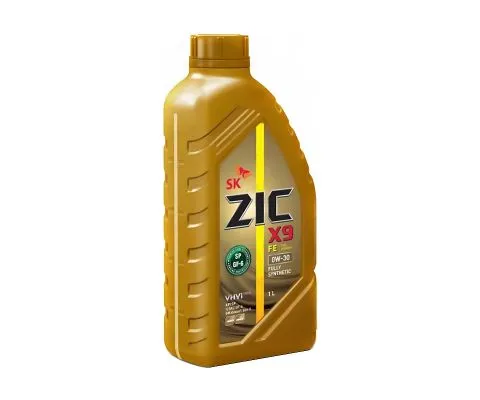 Моторное масло ZIC X9 FE 0W30, 1л
