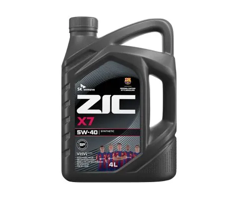 Моторное масло ZIC X7 5W40, 4л