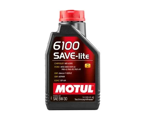 Моторное масло MOTUL 6100 Save-Lite 5W30, 1л