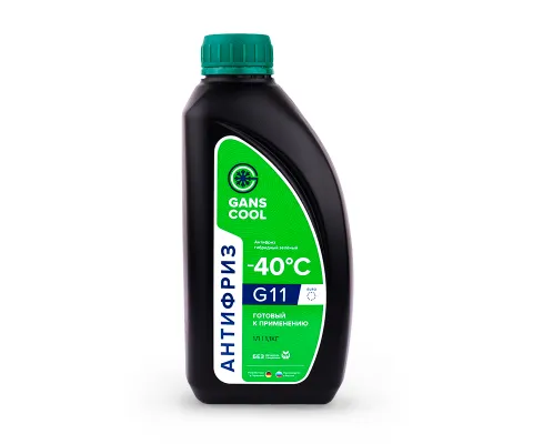 Антифриз GANS COOL -40C G11 (зеленый), 1л
