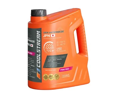 Антифриз COOLSTREAM JPN Pink Red, 5кг