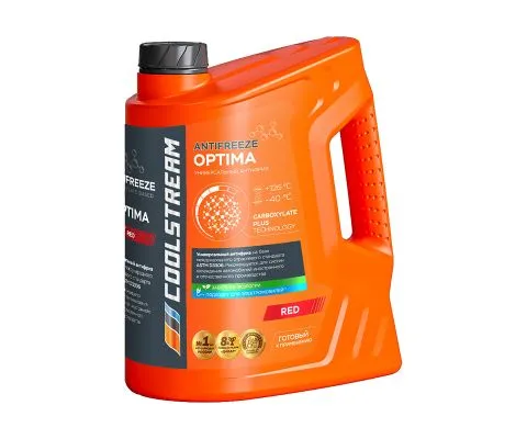Антифриз COOLSTREAM Optima Red (Красный), 5кг