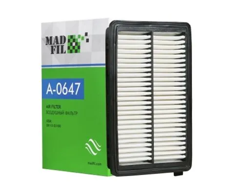 Воздушный фильтр MADFIL A-0647 (AP 197/3, A28880, LX 3677, 28113-D3100)