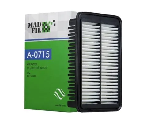 Воздушный фильтр MADFIL A-0715 (AP-197/6, Hyundai/Kia 28113M4000)