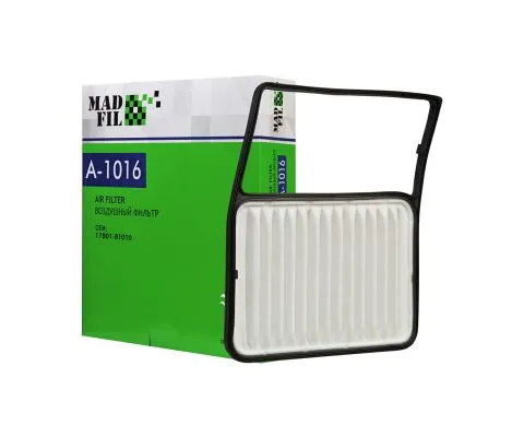 Воздушный фильтр MADFIL A-1016 (A1016, AP018/6, C30008, 17801B1010)