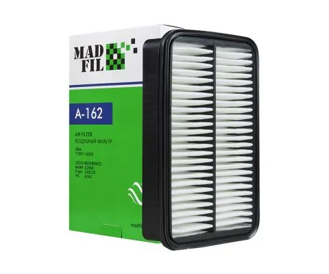 Воздушный фильтр MADFIL A-162 (A162, C2568, 17801-16020)
