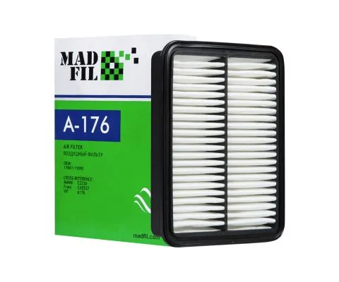 Воздушный фильтр MADFIL A-176 (A176, C2326, 17801-11090)