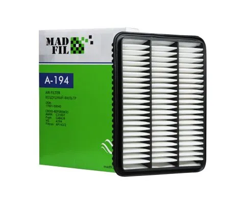 Воздушный фильтр MADFIL A-194 (A194, AP143/2, C32005, 17801-50040)