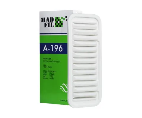 Воздушный фильтр MADFIL A-196 (A196, C2610, 17801-23030)