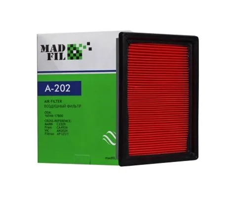 Воздушный фильтр MADFIL A-202 (AN222V, AP 121/1, C2329)