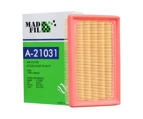 Воздушный фильтр MADFIL A-21031 (A-1031, C17008, A-Toyota 178010M040)