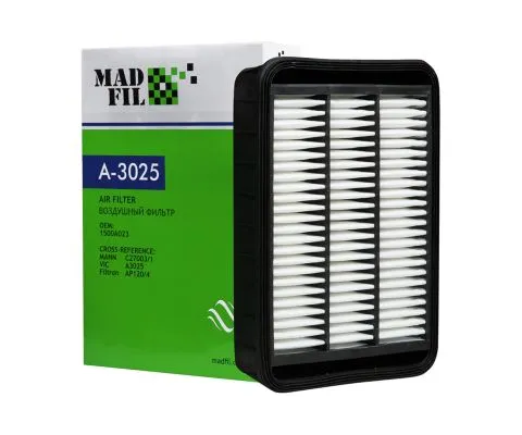 Воздушный фильтр MADFIL A-3025 (A3025, AP120/4, C27003, 1500A023)