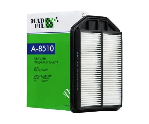 Воздушный фильтр MADFIL A-8510 (A895V, C27002, 17220-RZA-000)