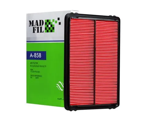 Воздушный фильтр MADFIL A-858 (A858V, 17220-PCC-000)