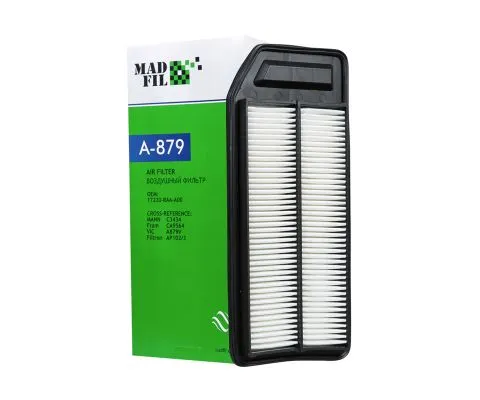 Воздушный фильтр MADFIL A-879 (A879, C3434, 17220-RAA-A00)