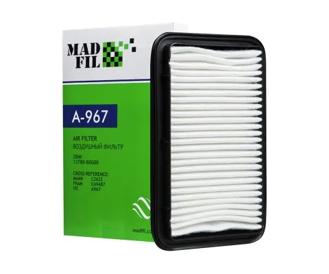 Воздушный фильтр MADFIL A-967 (A967, C2622, 13780-80G00)