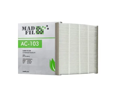 Салонный фильтр MADFIL AC-103 (AC-103E, 87139-48020)
